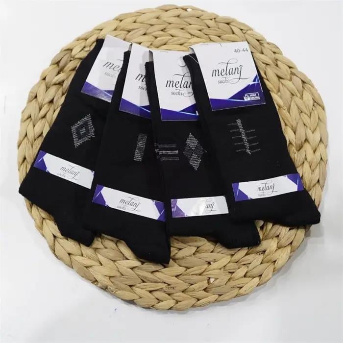Melanj Erkek Penye Soket Çorap 12'li Paket(EÇ01-25)