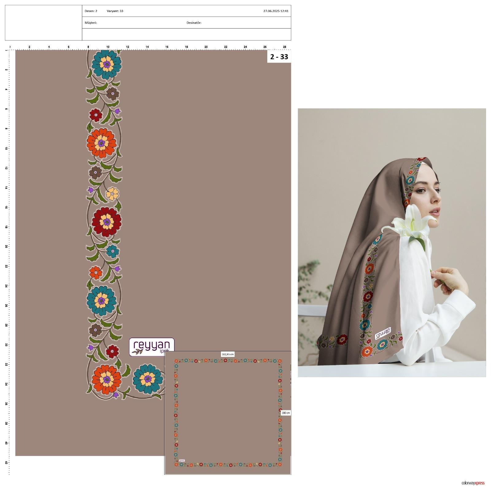 Reyyan İpek Oyalık Yazma(244-33)