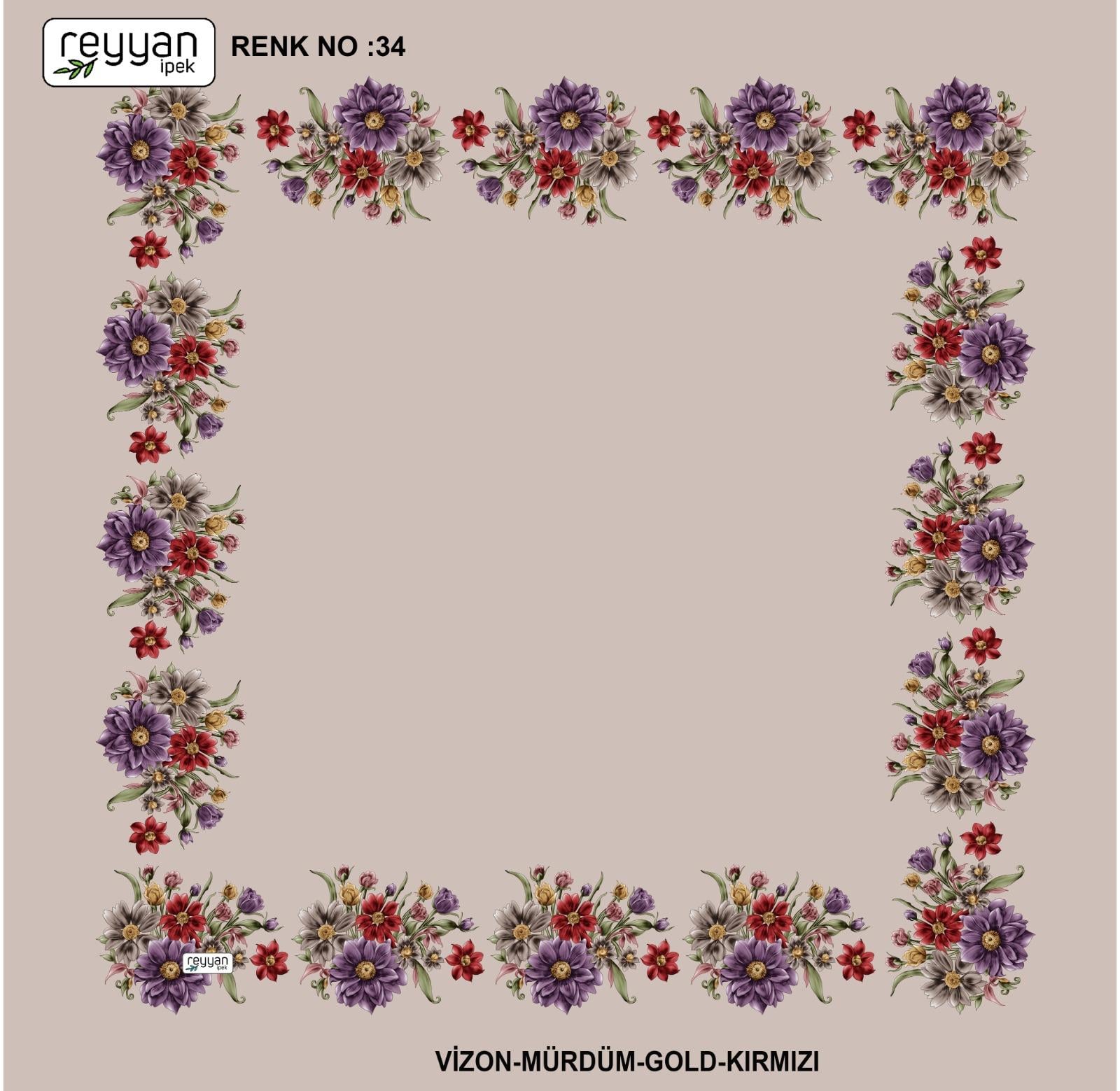 Reyyan İpek Oyalık Yazma(246-34)