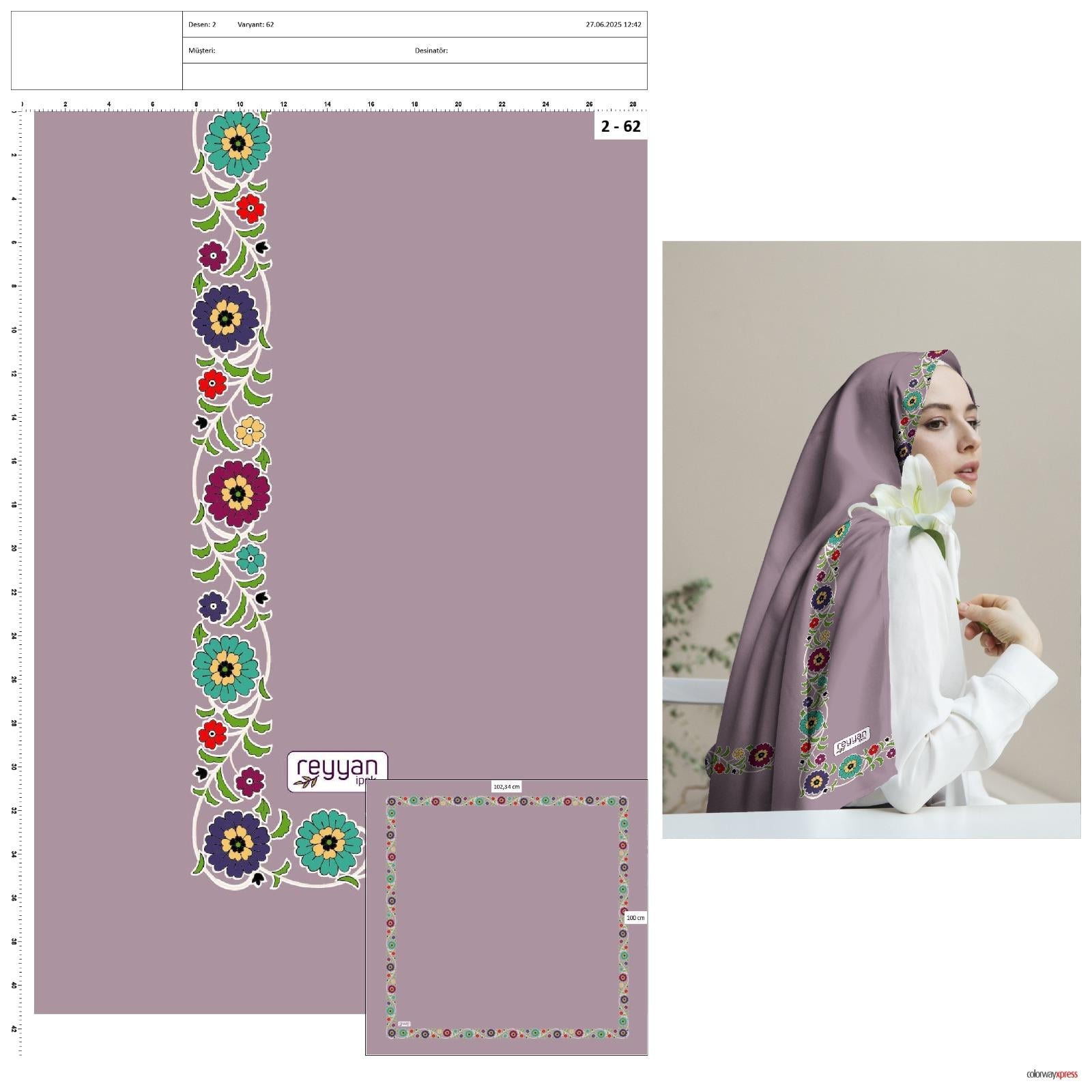 Reyyan İpek Oyalık Yazma(244-62)