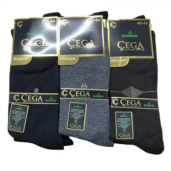 Çega Bambu Erkek Soket Çorap 12'li Paket(EÇ01-04)