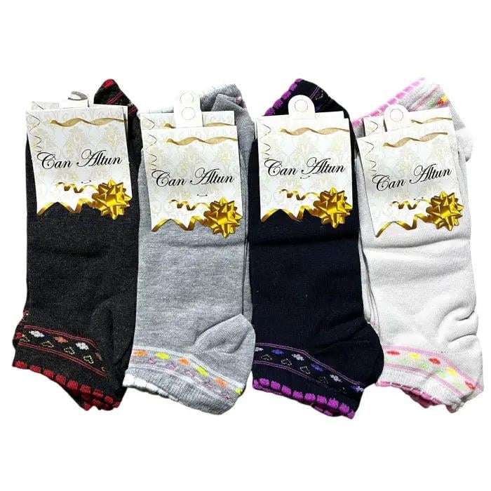 Canaltun Kadın Patik Çorap 12'li Paket (KÇ01-19)