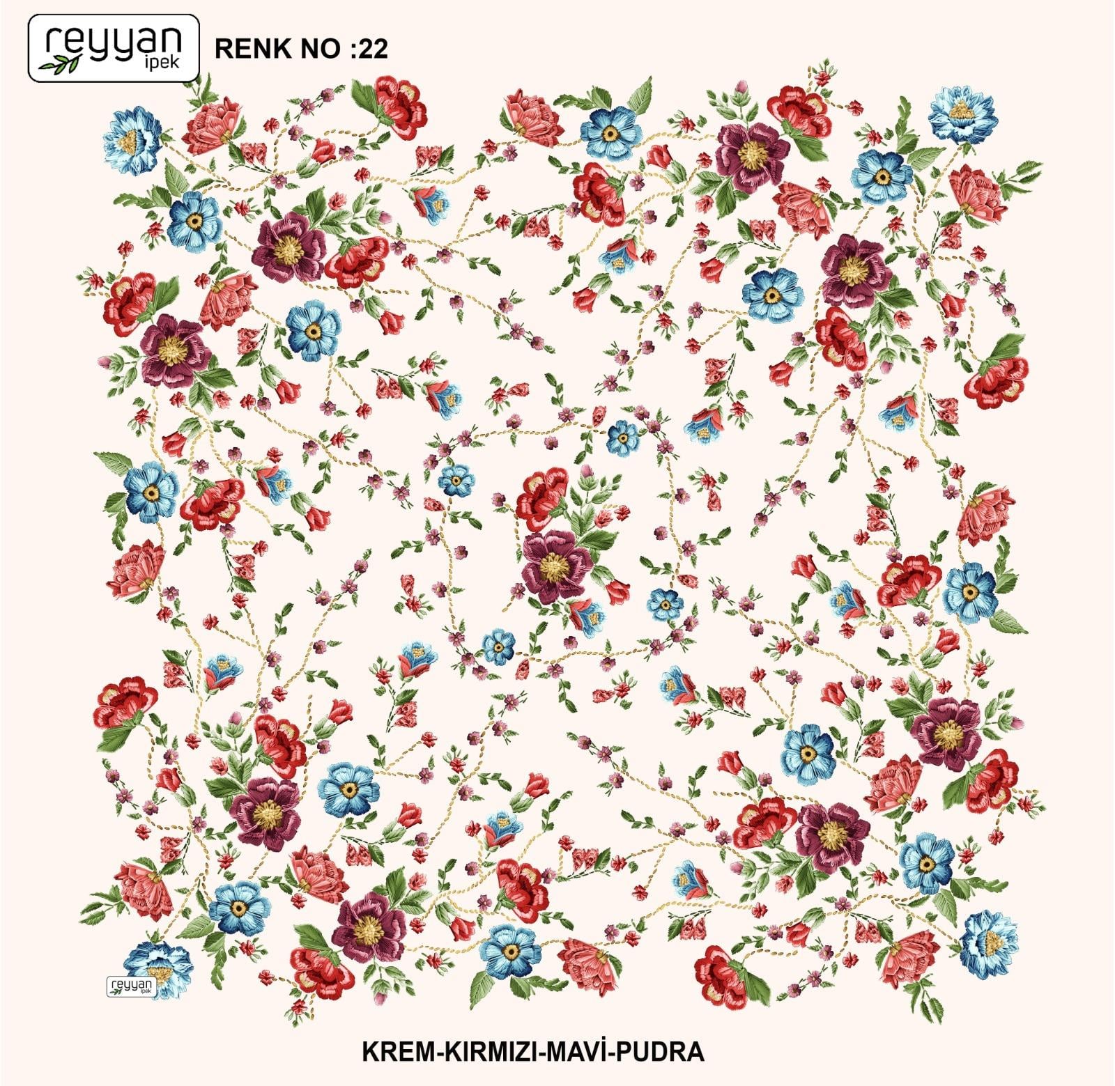 Reyyan İpek Oyalık Yazma(245-22)