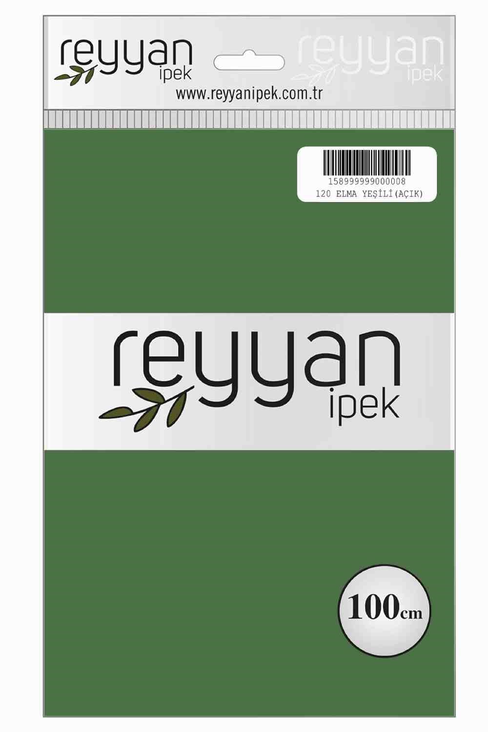 Reyyan Düz Renk Poşetli Yazma (Elma Yeşili(Açık))