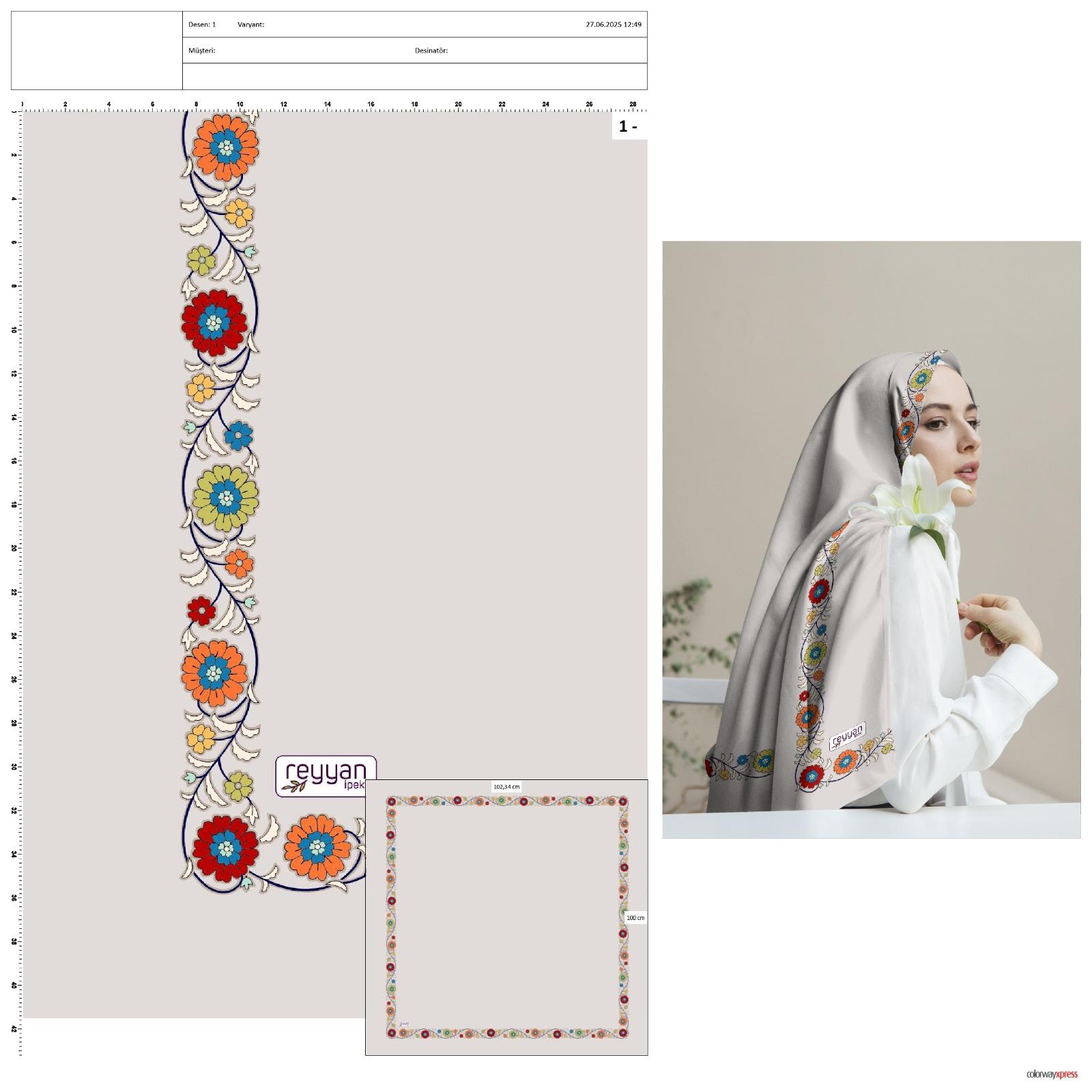 Reyyan İpek Oyalık Yazma(244-1)