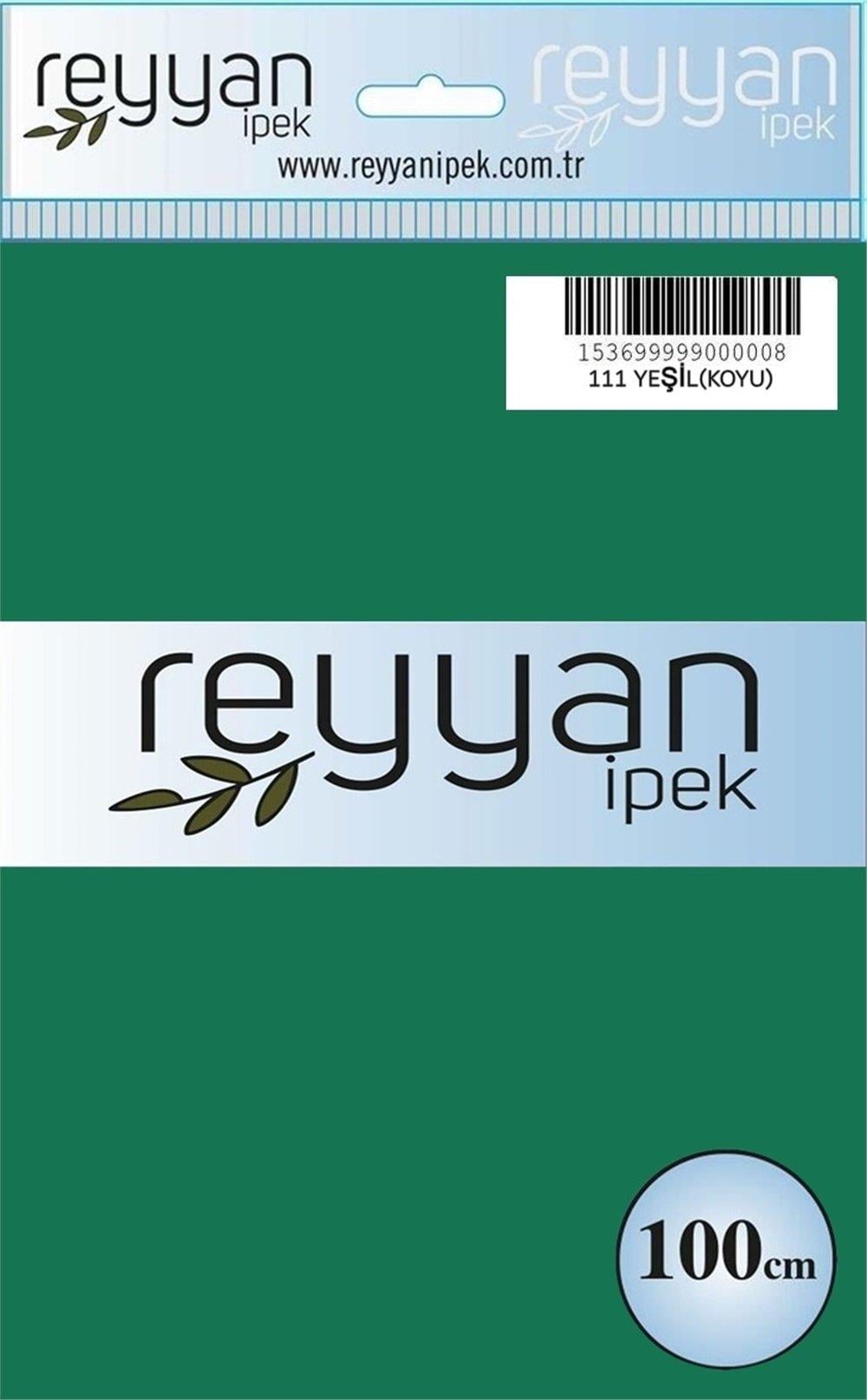 Reyyan Düz Renk Poşetli Yazma (Yeşil(Koyu))