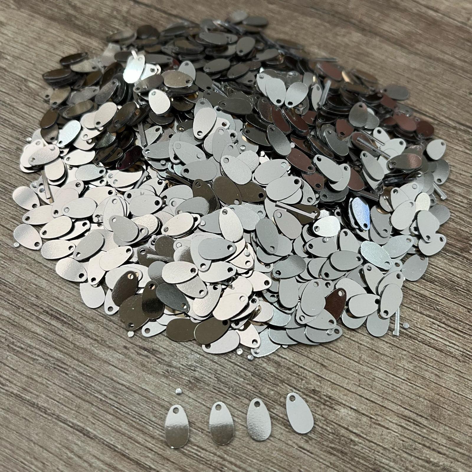Pleksi Oya İşleme Pulu Damla 50 gr. Gümüş (pul05-04)