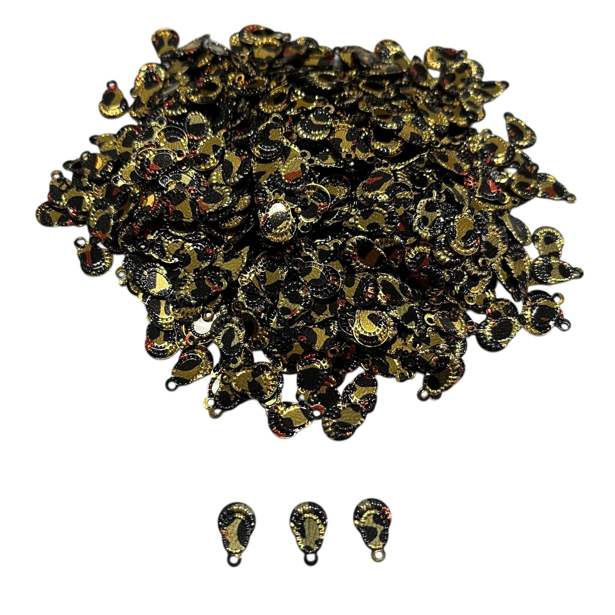 Pleksi Oya İşleme Pulu Hürrem Küpe Pul 50 gr. Gold Desenli (pul06-22)