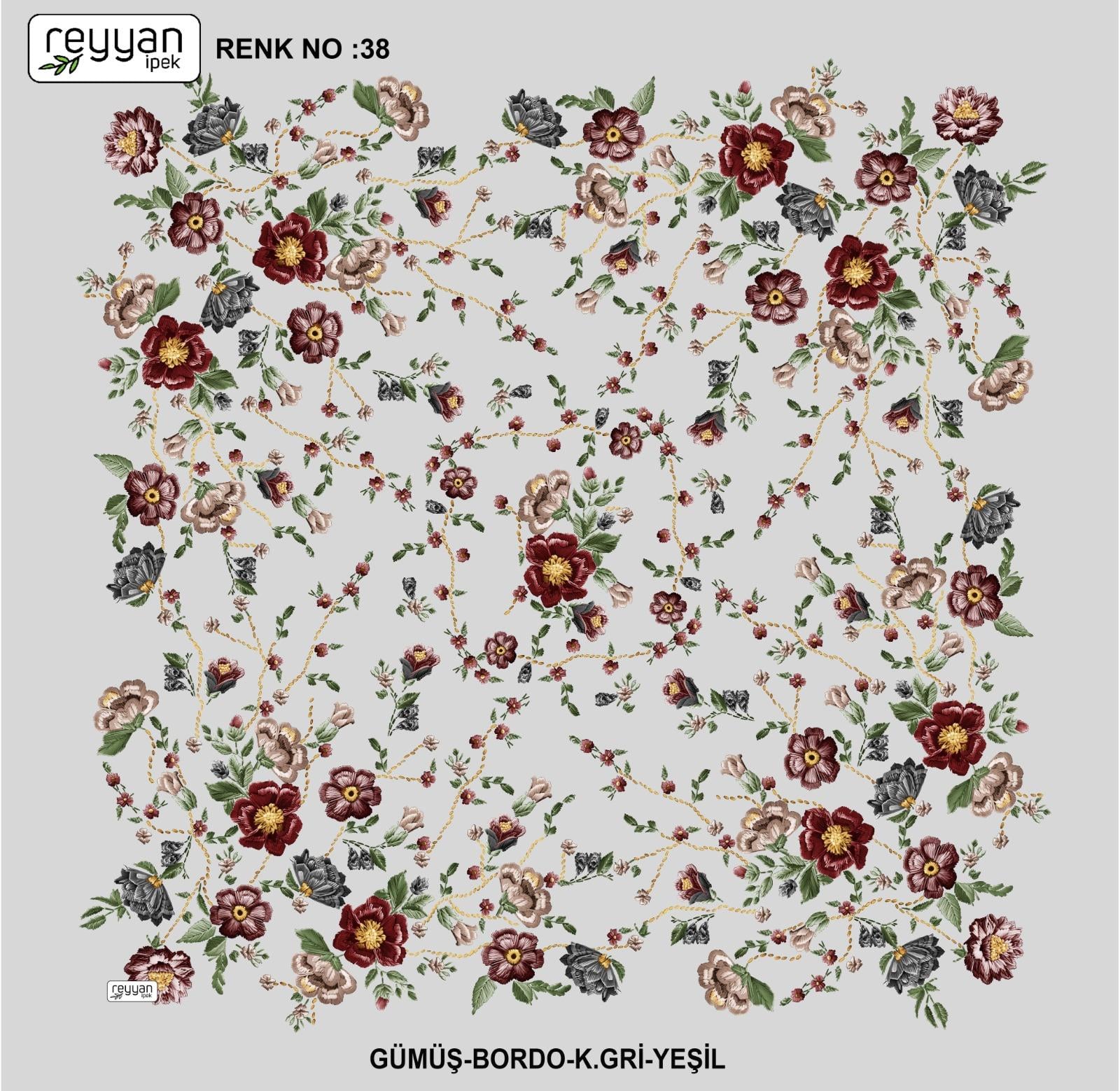 Reyyan İpek Oyalık Yazma(245-38)