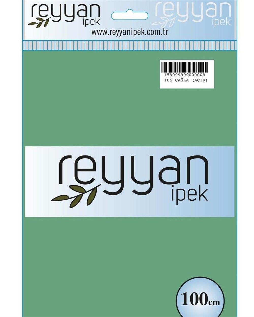Reyyan Düz Renk Poşetli Yazma (Çağla(Açık))