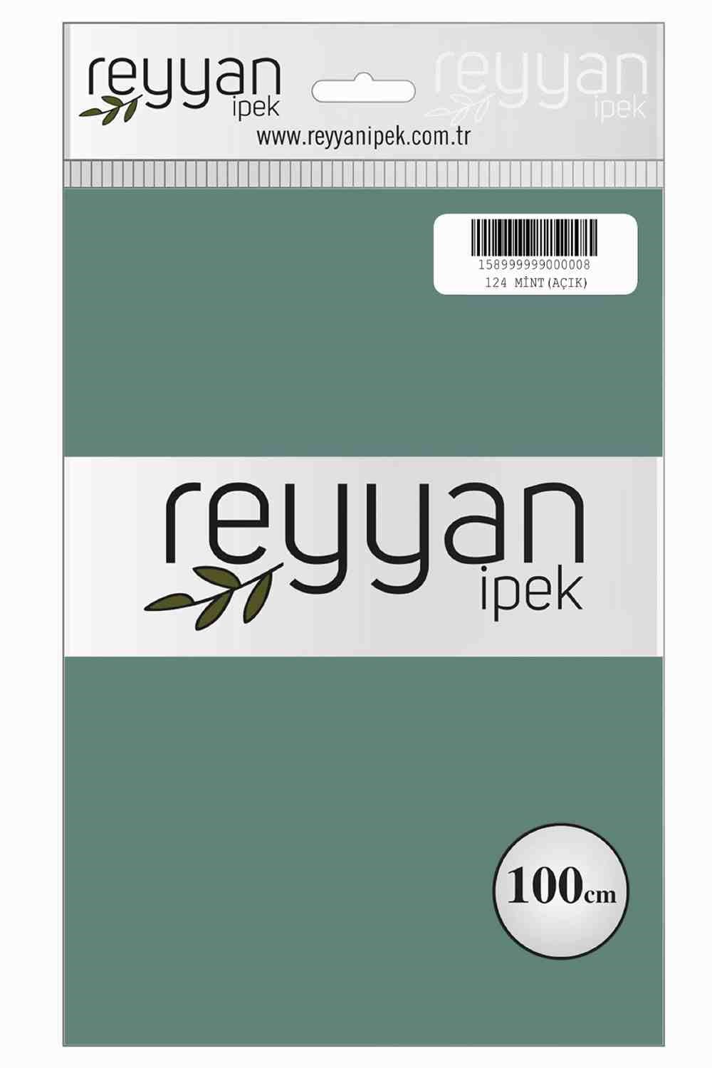 Reyyan Düz Renk Poşetli Yazma (Mint Açık)