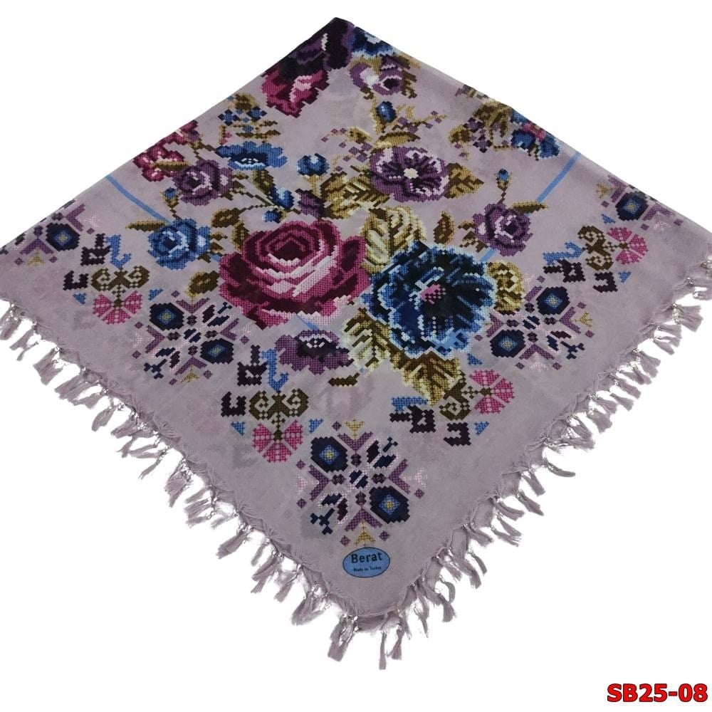 Berat Boncuklu Cotton Eşarp(sb25-08)