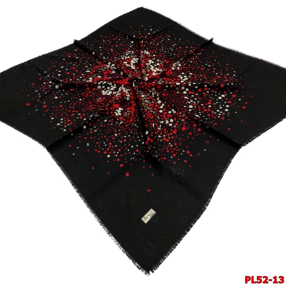 Beyce Flamlı Coton Eşarp(52-13)
