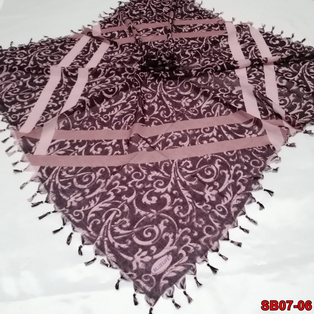 Bluelife Boncuklu Cotton Eşarp(sb07-06)
