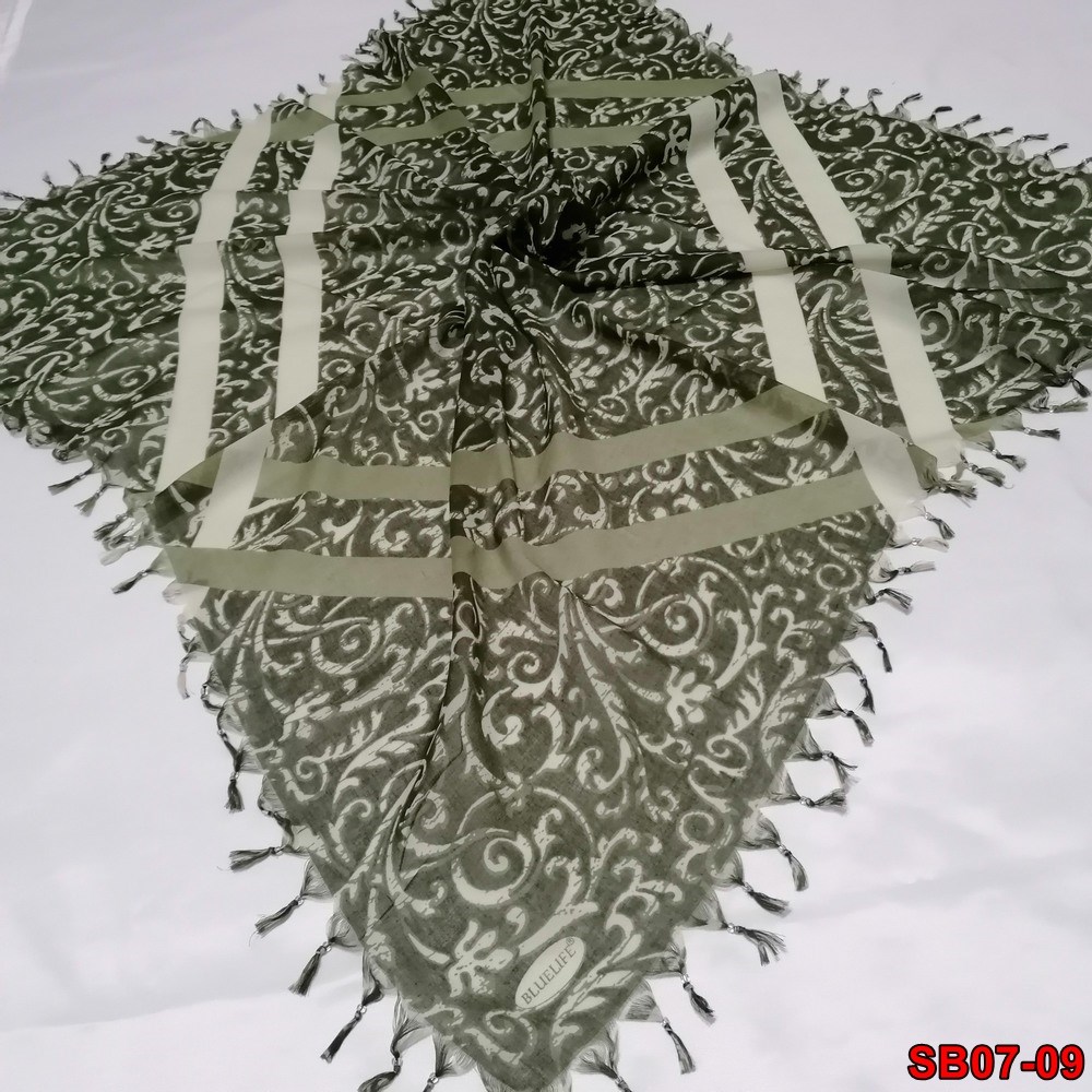Bluelife Boncuklu Cotton Eşarp(sb07-09)