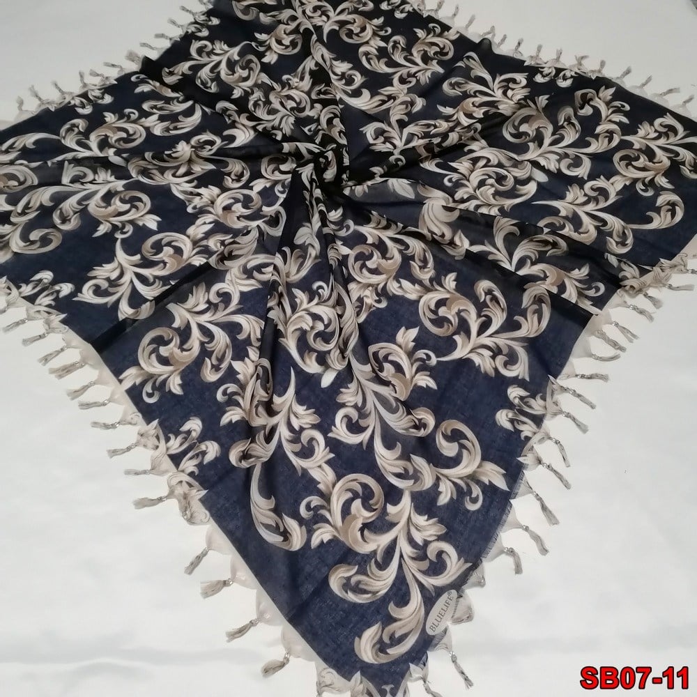 Bluelife Boncuklu Cotton Eşarp(sb07-11)