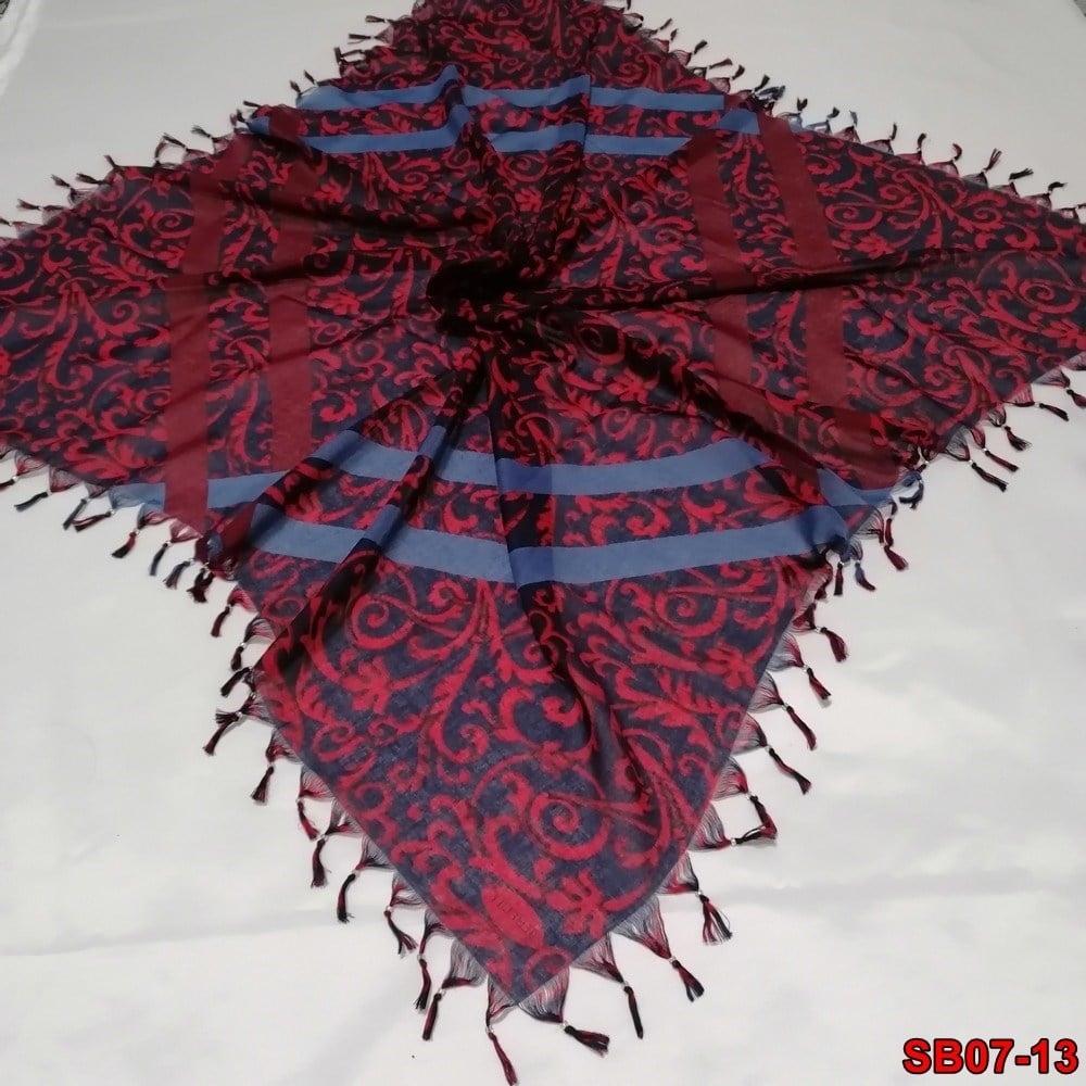 Bluelife Boncuklu Cotton Eşarp(sb07-13)