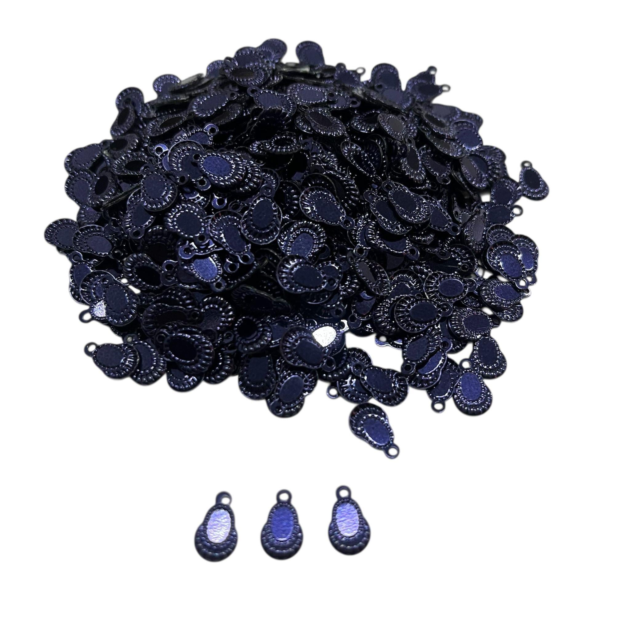 Pleksi Oya İşleme Pulu Hürrem Küpe Pul 50 gr. Lacivert (pul06-09)
