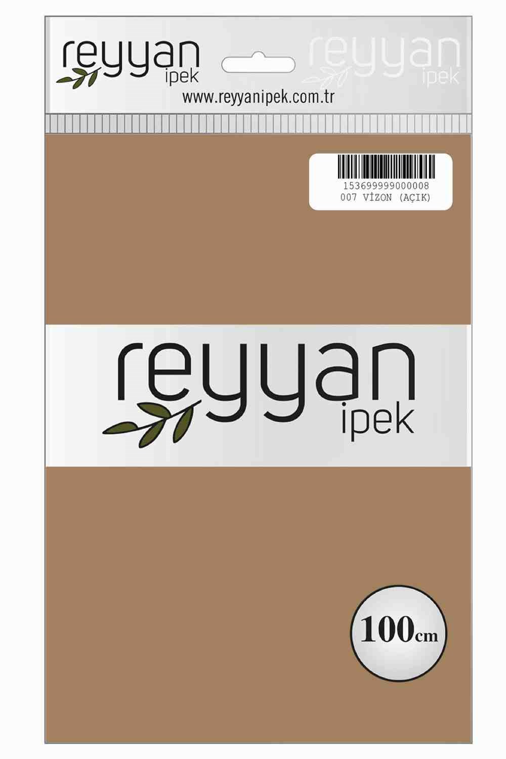 Reyyan Düz Renk Poşetli Yazma (Vizon(Açık))
