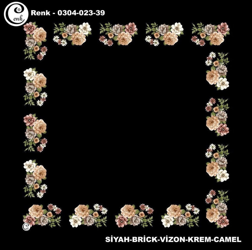 Cenk 90cm Ortası Boş Oyalık Yazma(023-39)