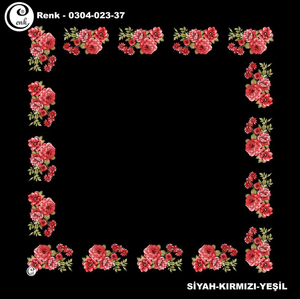 Cenk 90cm Ortası Boş Oyalık Yazma(023-37)