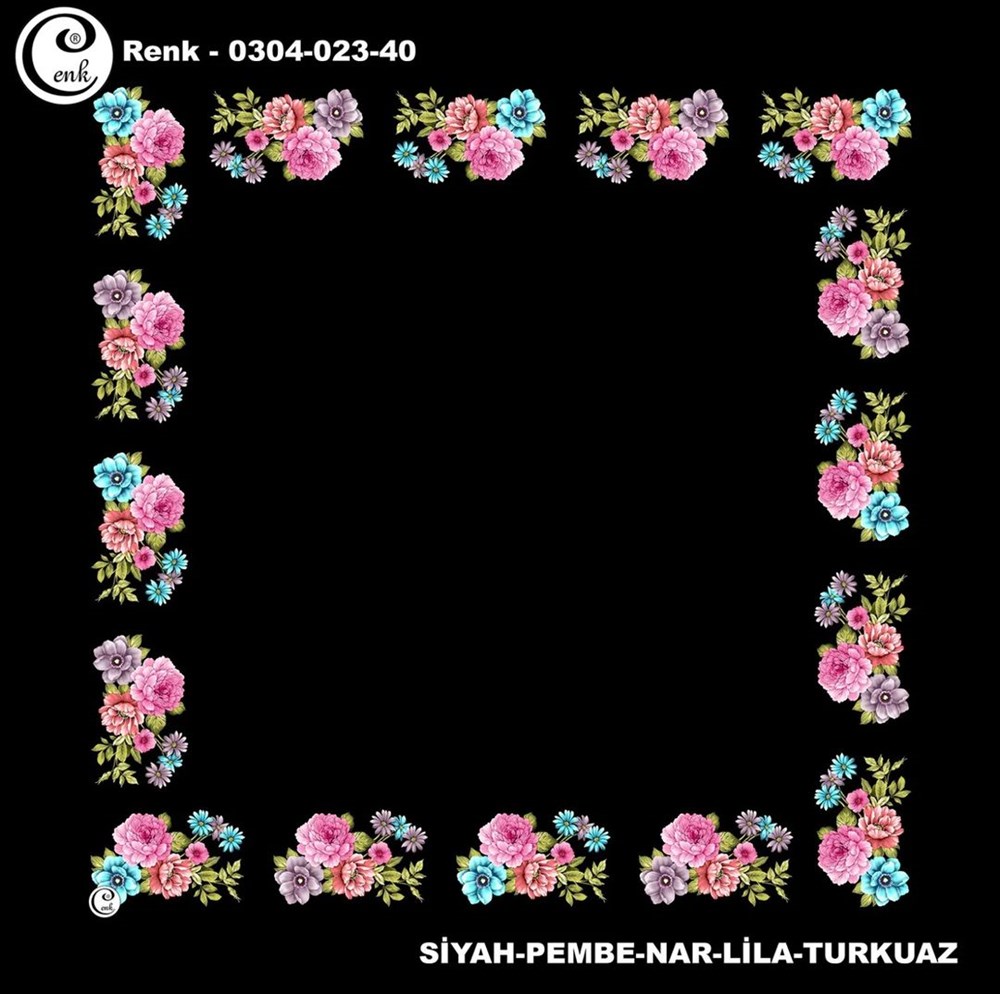 Cenk 90cm Ortası Boş Oyalık Yazma(023-40)