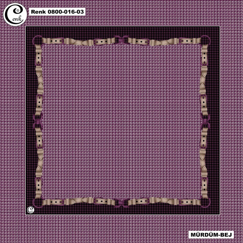 Cenk Flamlı Coton Eşarp(016-03)