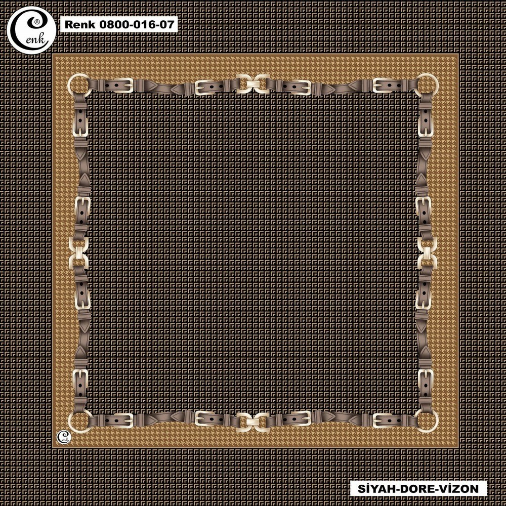 Cenk Flamlı Coton Eşarp(016-07)