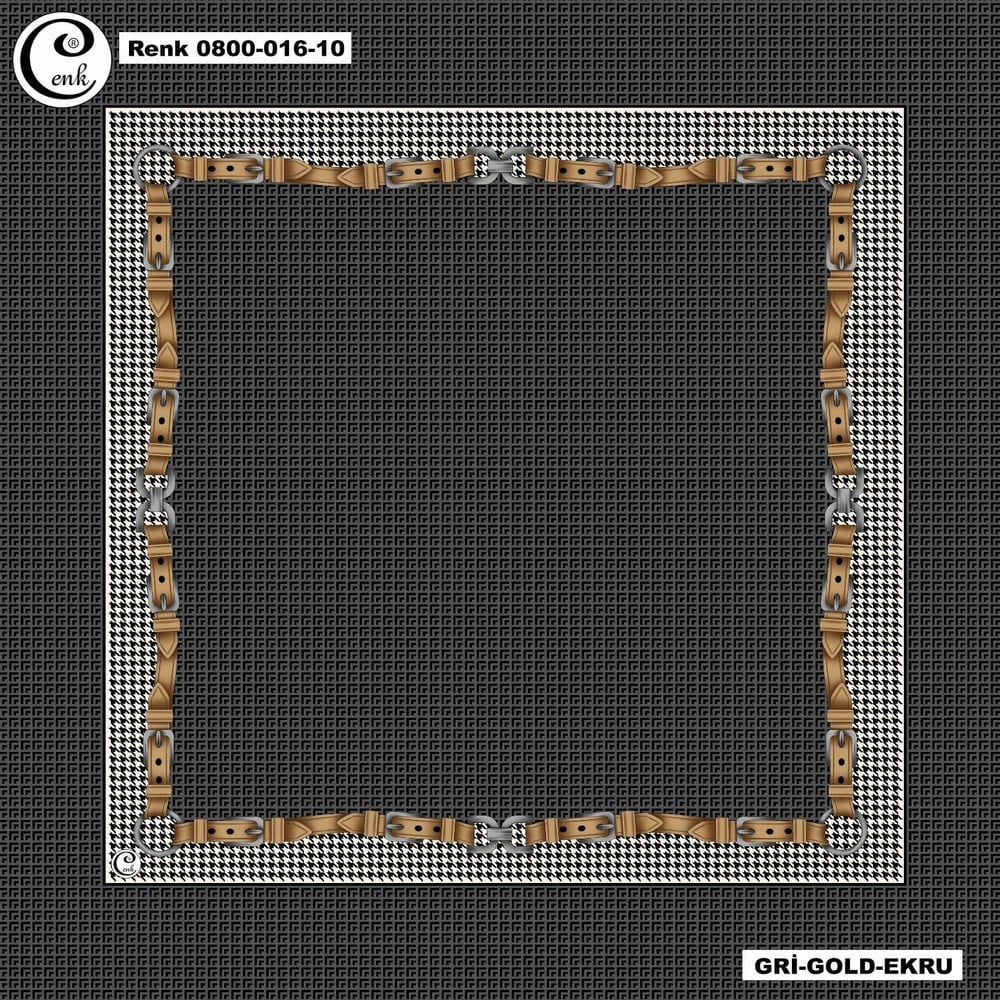 Cenk Flamlı Coton Eşarp(016-10)