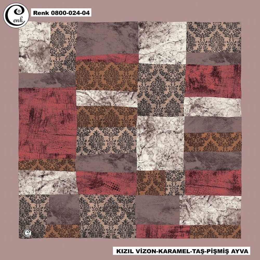 Cenk Flamlı Coton Eşarp(024-04)