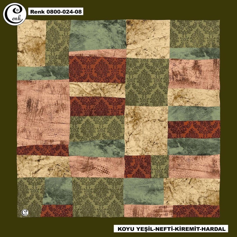 Cenk Flamlı Coton Eşarp(024-08)