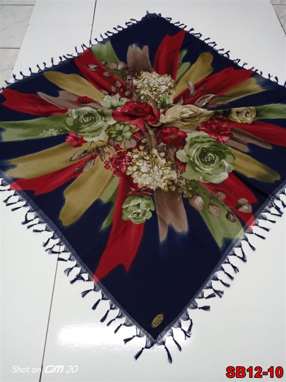 Ceylin Boncuklu Cotton Eşarp(sb12-10)