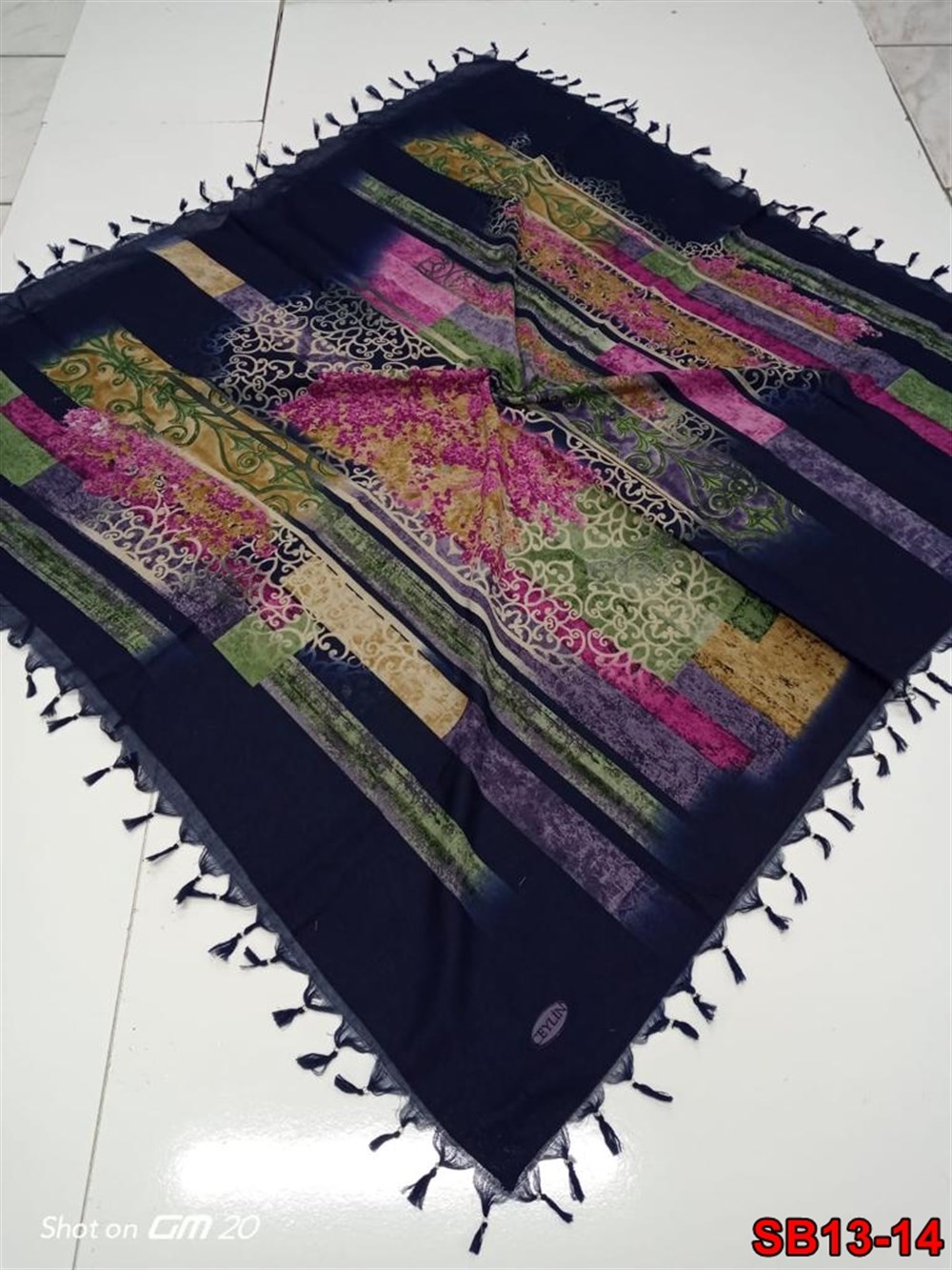 Ceylin Boncuklu Cotton Eşarp(sb13-14)