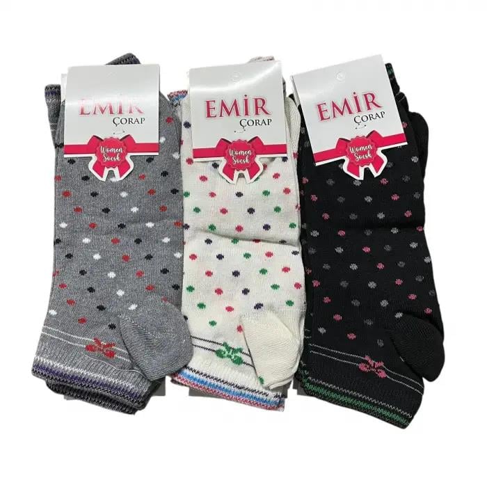 Emir Kadın Patik Çorap 12'li Paket (KÇ01-11)