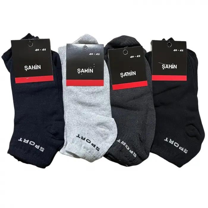 Şahin Erkek Patik Çorap 12'li Paket (EÇ01-16)