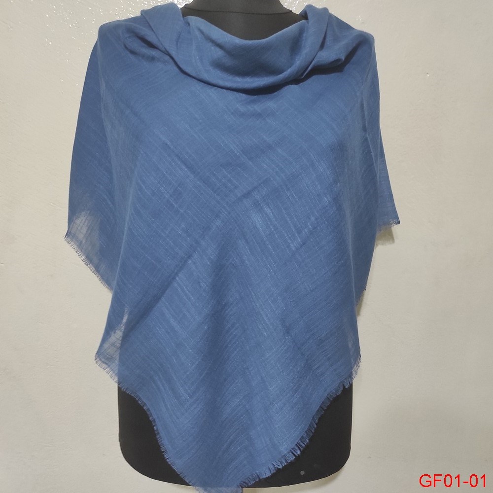 Düz Renk Flamlı Eşarp (gf01-01)