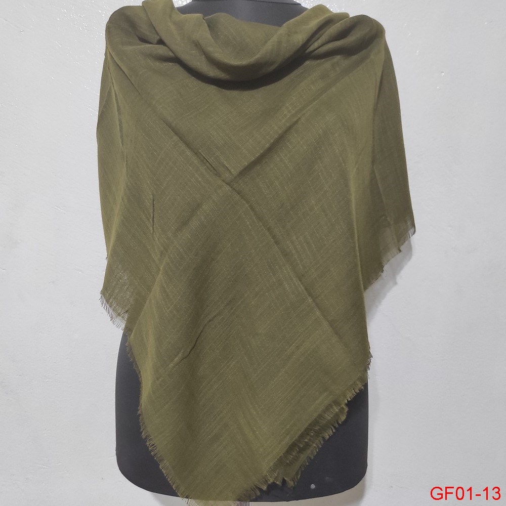 Düz Renk Flamlı Eşarp (gf01-13)