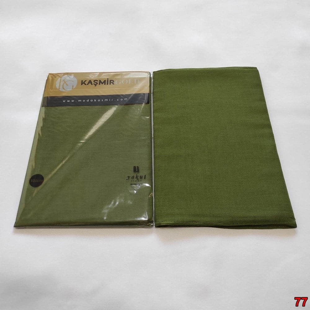 Düz Renk Kaşmir Oyalık Yazma(ksd77)