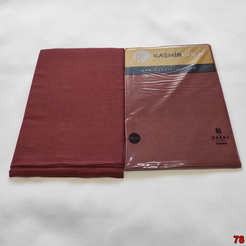 Düz Renk Kaşmir Oyalık Yazma(ksd78)