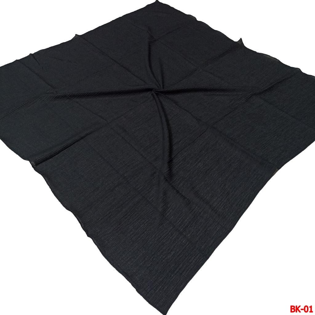 Düz Renk Mio Caz Eşarp(BK-01)