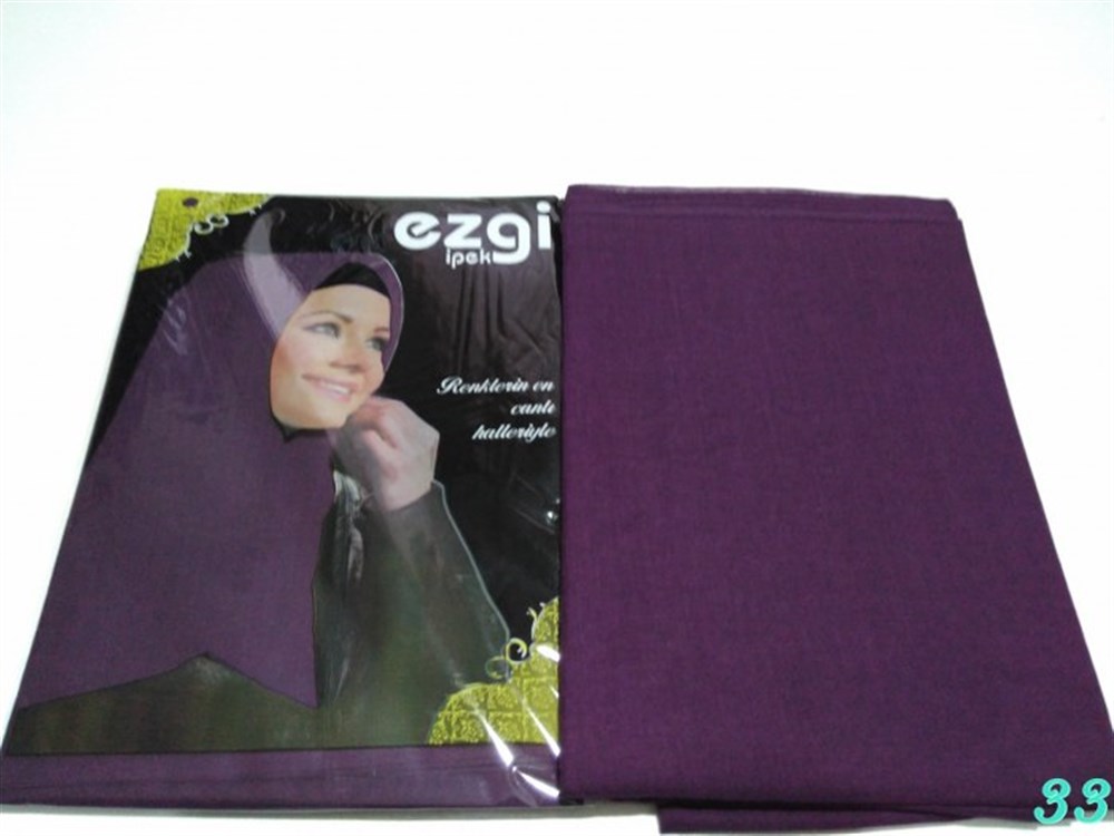 Düz Renk Poşetli Oyalık Yazma