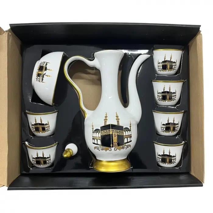 Kabe Desenli Porselen Zemzem Takımı(10)