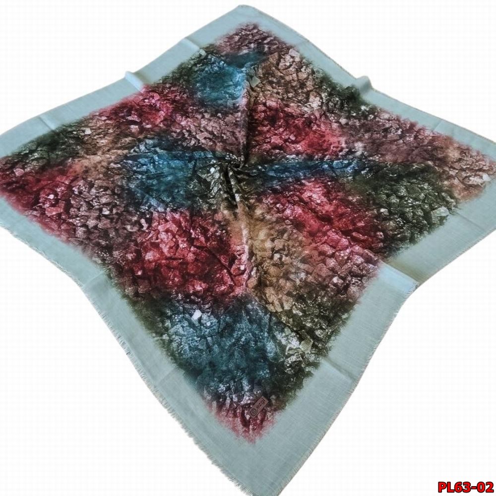 Ezgi Flamlı Keten Eşarp (Pl63-02)