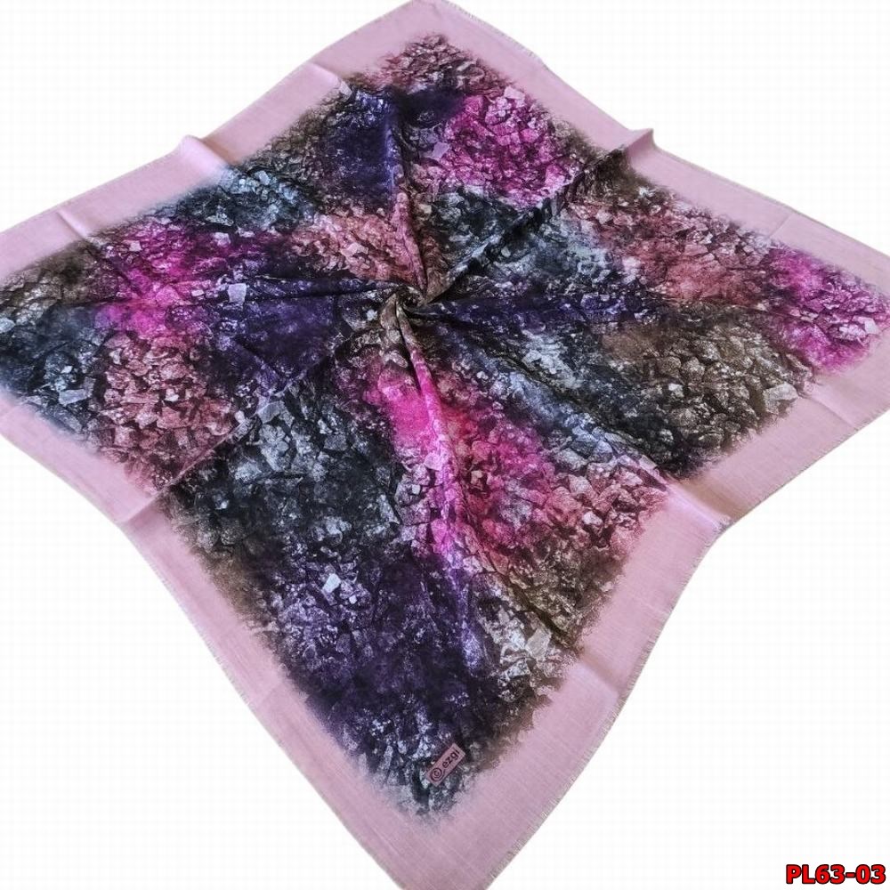 Ezgi Flamlı Keten Eşarp (Pl63-03)