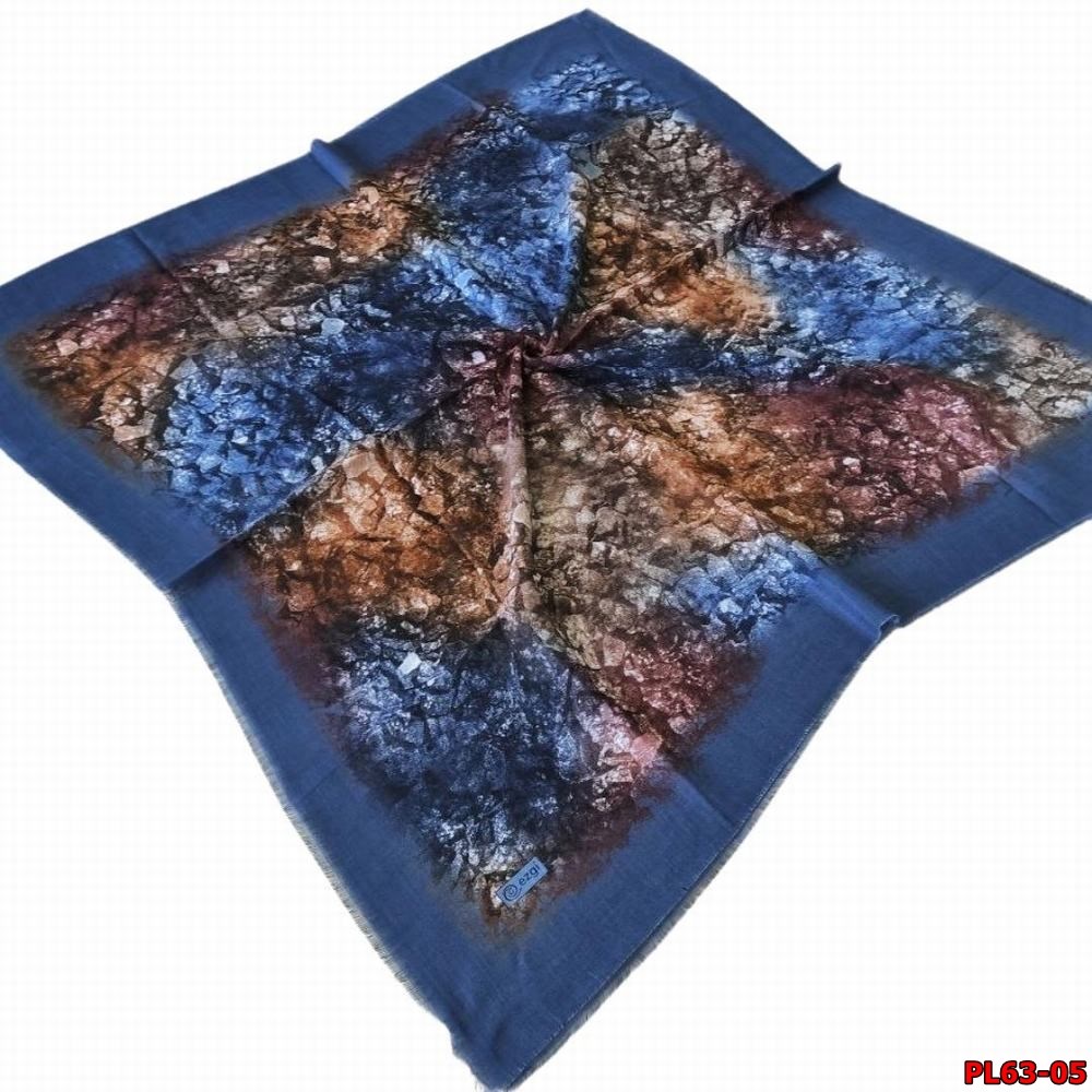 Ezgi Flamlı Keten Eşarp (Pl63-05)