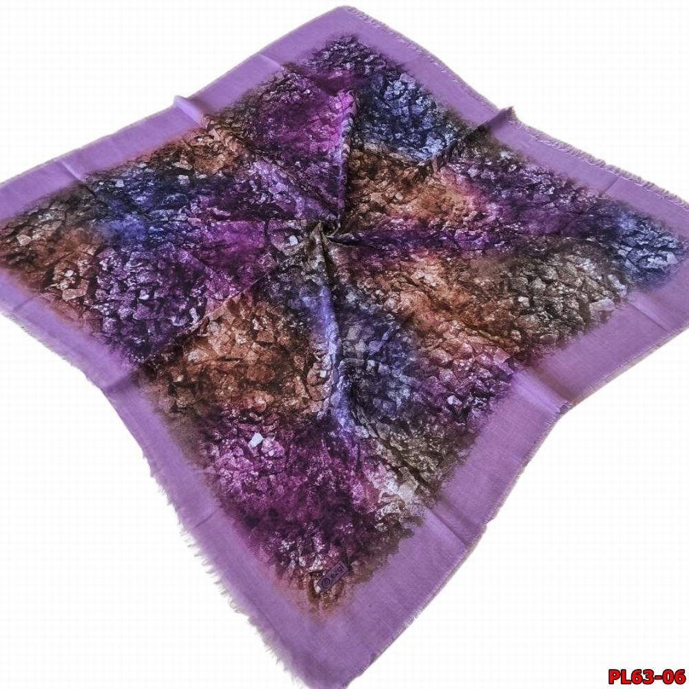 Ezgi Flamlı Keten Eşarp (Pl63-06)