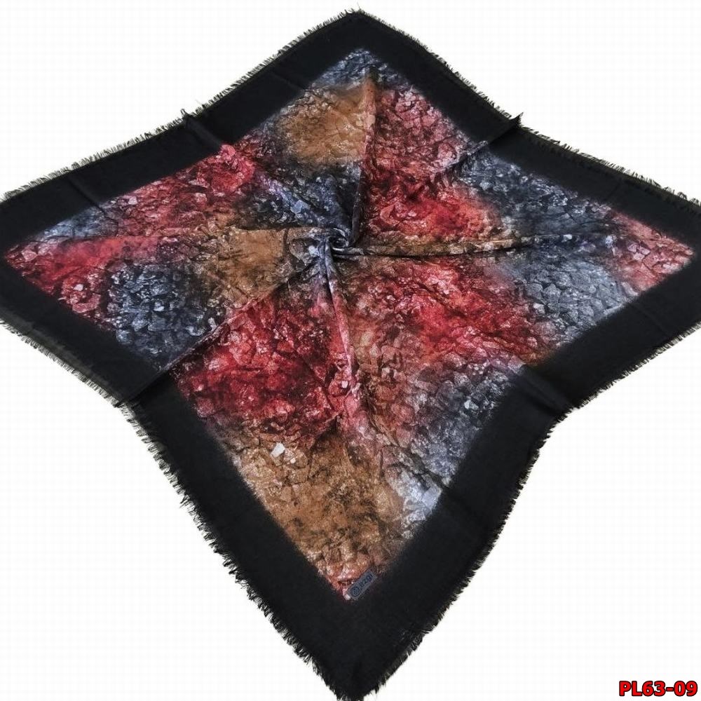 Ezgi Flamlı Keten Eşarp (Pl63-09)
