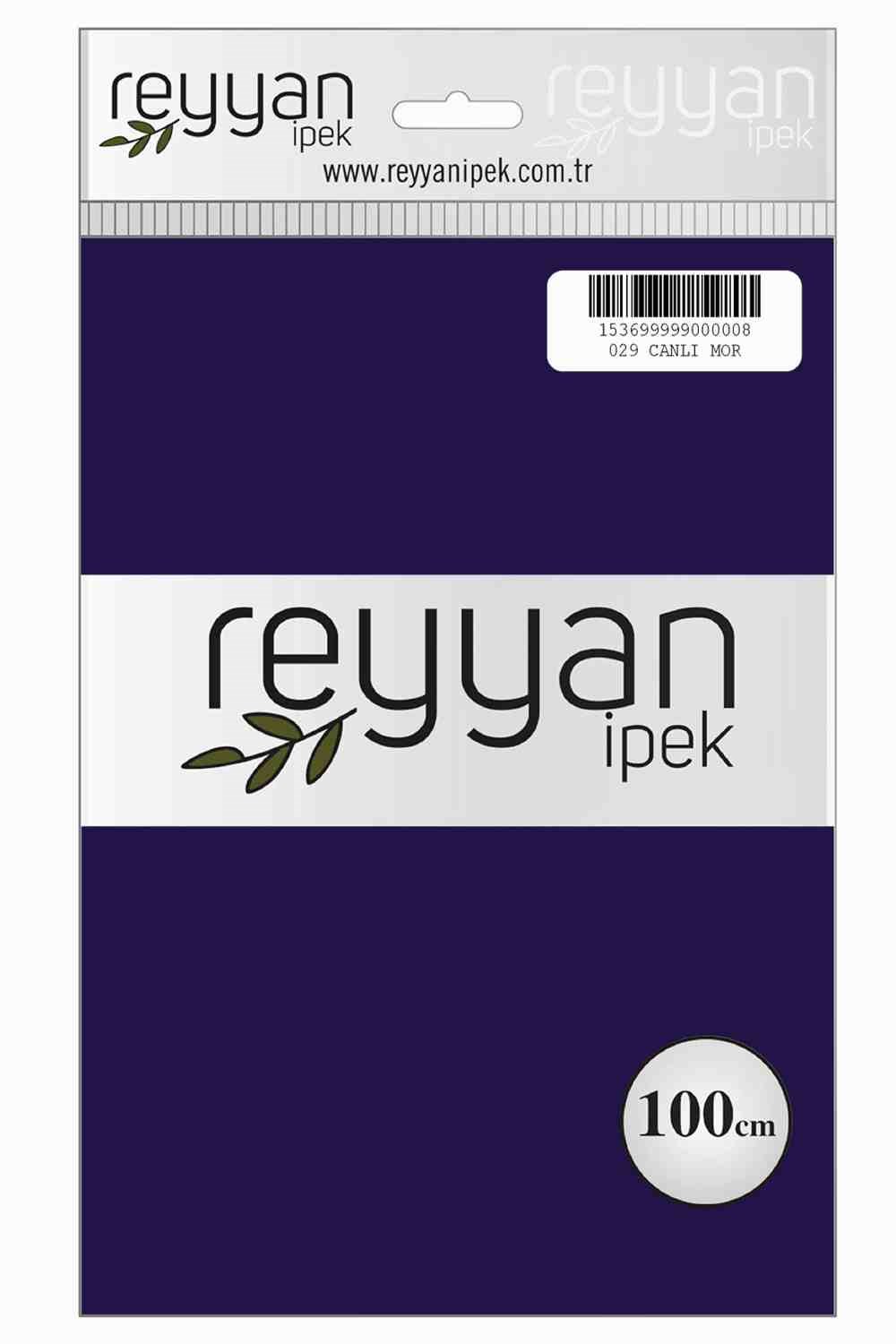 Reyyan Düz Renk Poşetli Yazma(Canlı Mor)