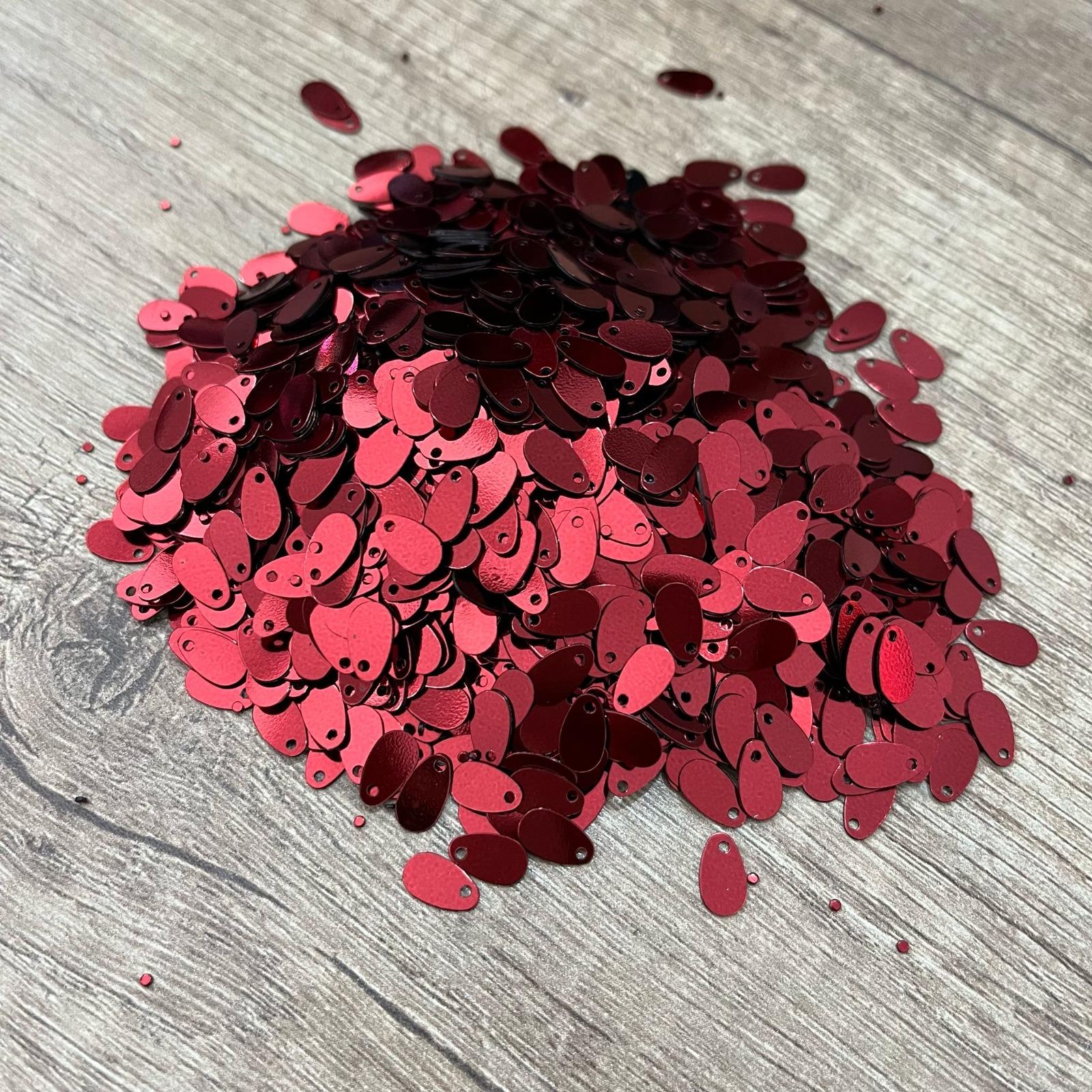 Pleksi Oya İşleme Pulu Damla 50 gr. Bordo (pul05-06)