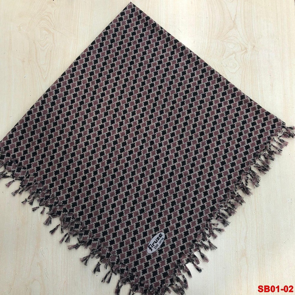 Firuze Boncuklu Cotton Eşarp(sb01-02)